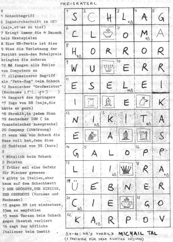 Kreuzwort-Lsung